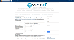 Desktop Screenshot of blog.wandinc.com