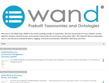 Tablet Screenshot of blog.wandinc.com